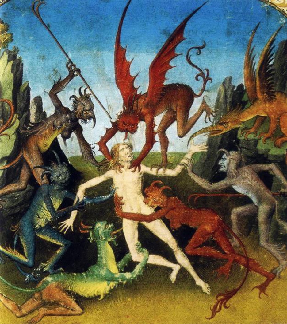 Symbolic image of inner conflict and fragmentation